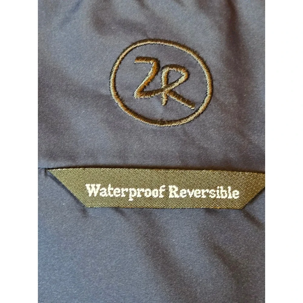 Men's Reversible Short Sleeve Golf Pullover Jacket‎ Blue Green Sz L